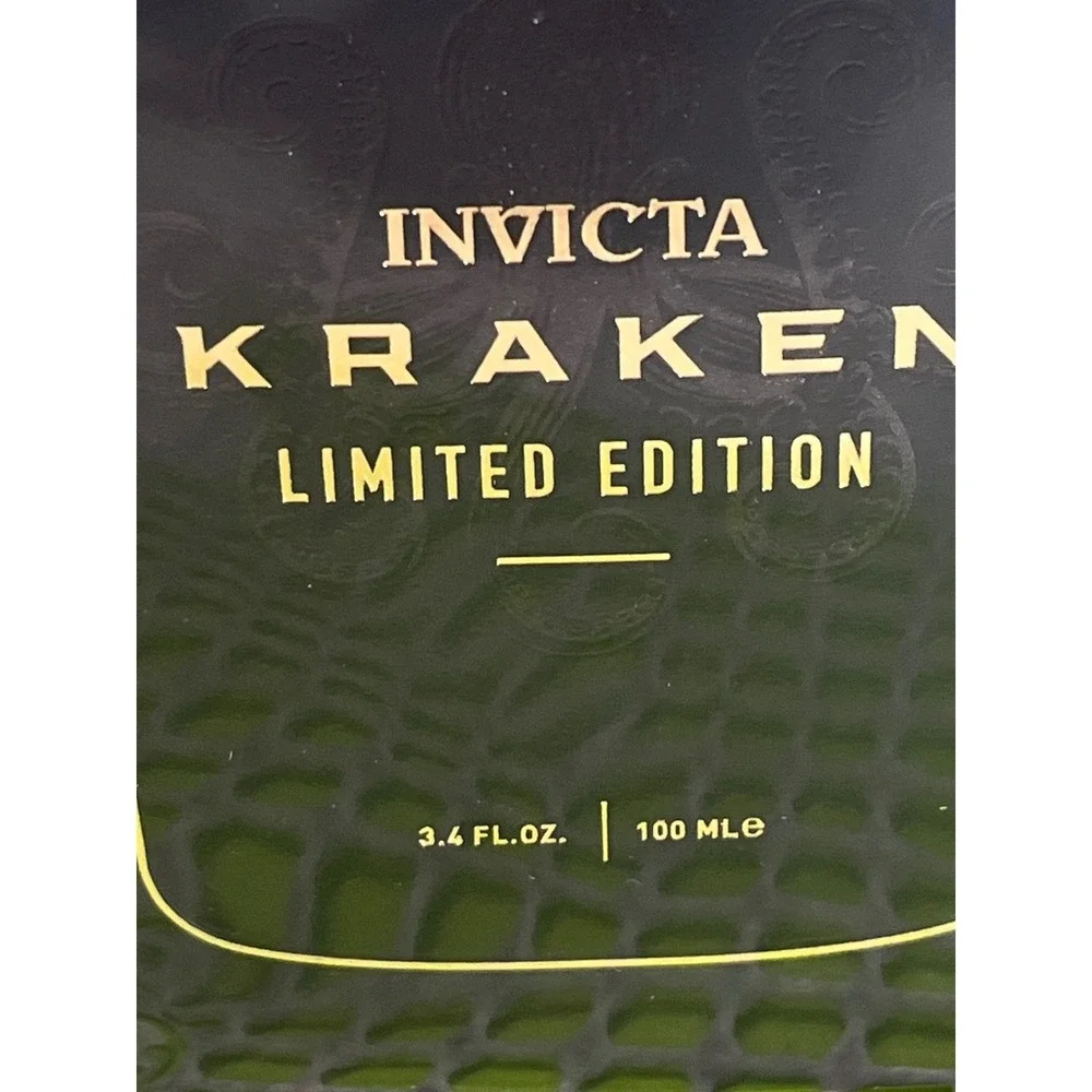Invicta Kraken Limited Edition Fragrance 3.4 fl oz 100ml New Sealed
